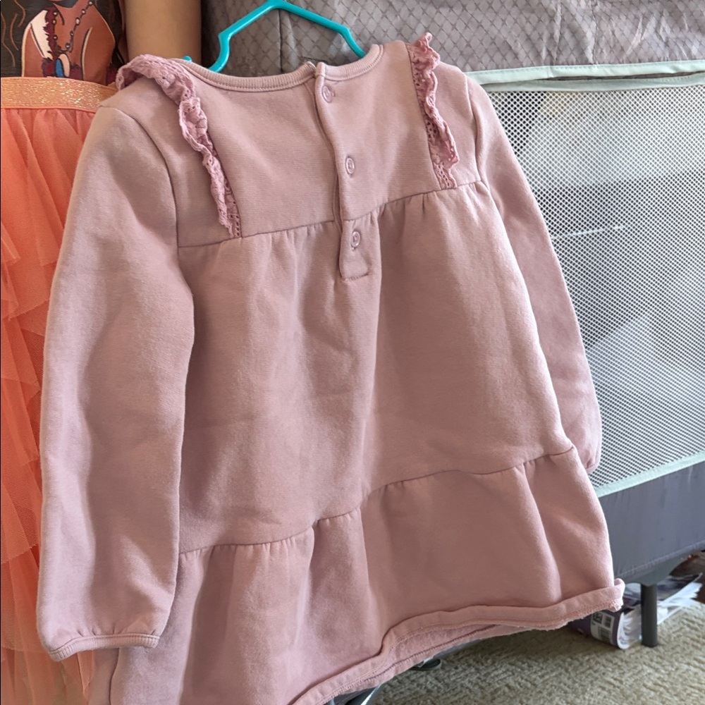 Carter's Soft Pink Ruffle Dress - Picture 4 of 4